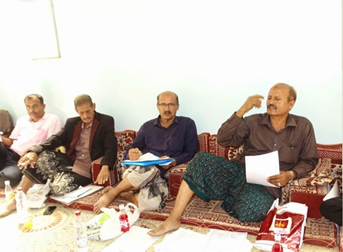 انتقالي حالمين يناقش سُبل تفعيل المراكز في المديرية