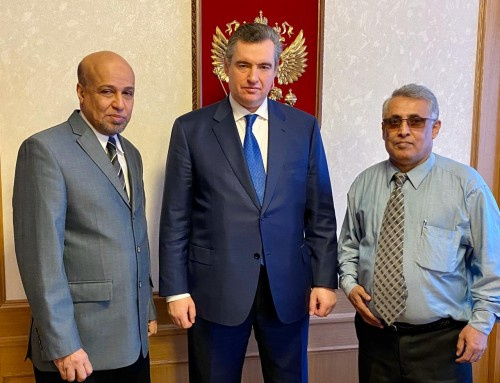 رئيس لجنة العلاقات الخارجية بمجلس النواب الروسي يتسلم رسالة خاصة من الرئيس الزُبيدي
