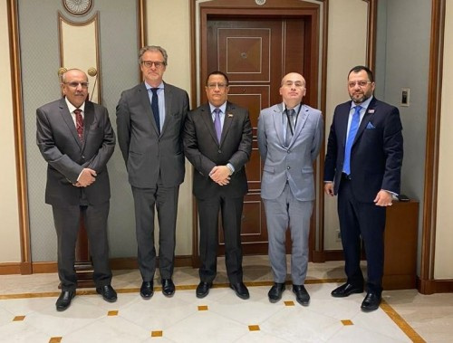 الخبجي يستعرض مع السفير الفرنسي جُملة البنود التي نفذها #المجلس_الانتقالي من اتفاق #الرياض
