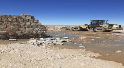 مليشيا الاخوان تدمر مبنى معسكر المقاومة الجنوبية بشبوة