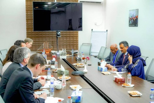 أمين عام الانتقالي يلتقي وزيرة الخارجية السويدية ويناقش معها مسار عملية السلام