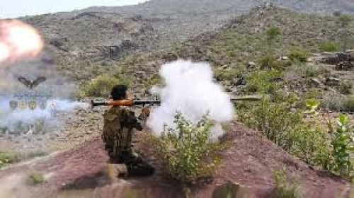 إحباط هجوم حوثي وتدمير أسلحة ثقيلة في الضالع