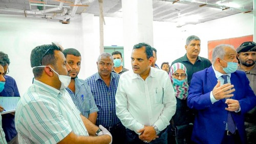 الانتقالي ووزارة الصحة ومنظمات دولية يقفون على تجهيزات مستشفى الأمل بالبريقة