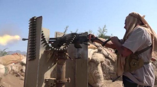 اللواء الثامن عمالقة يكسر هجوما حوثيا على مواقعه في جبهة البرح بتعز