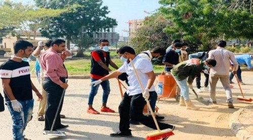 اللجنة المنظمة لحملة النظافة تضع دليل ارشادي يحدد توقيت ونقاط الانطلاق والمواقع المستهدفة في 4 مديريات