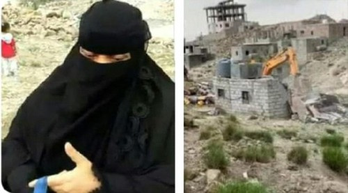 تعز تنتفض غضباً إثر هدم منزل "أرملة ".. والمحافظ يتدخل