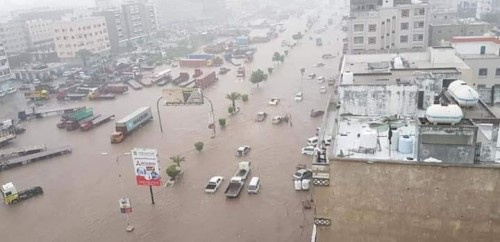 الكشف عن حصيلة ضحايا سيول الأمطار اليوم في العاصمة عدن