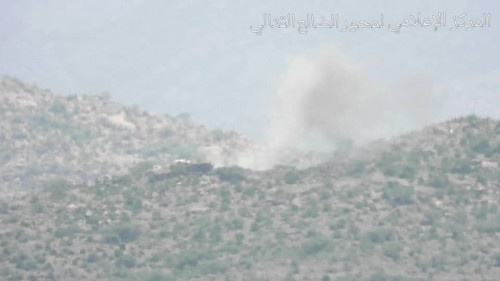 مصرع وجرح عدد من عناصر مليشيا الحوثي إثر محاولتهم انتشال جثث وزرع عبوات شمال الضالع