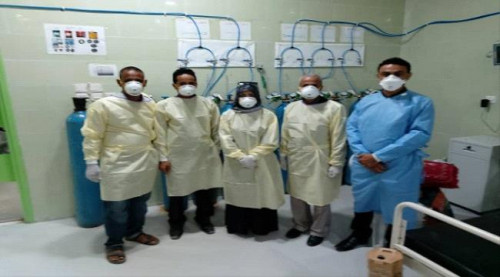 سوقي والشبحي يزوران مركز العزل بمستشفى الجمهورية ويطلعان على سير العمل فيه