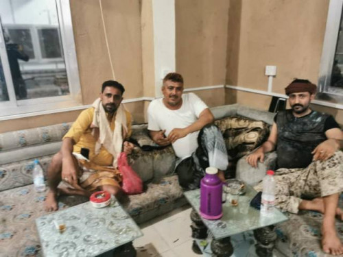 مدير أمن لحج يلتقي قائد مكافحة الإهاب ومدير أمن الحوطة