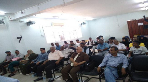 "مفهوم السينوغرافيا بالعرض المسرحي" في فعالية لأدباء الجنوب فرع عدن