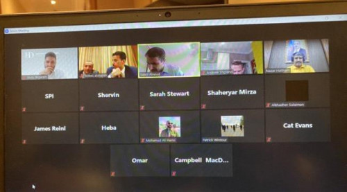 عبر الاتصال المرئي.. الغيثي وهيثم يحيطا وسائل الإعلام الأجنبية بجهود الانتقالي السياسية وآخر المستجدات بالجنوب