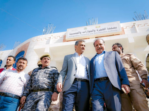 لملس ولخشع يتفقدان المبنى الجديد لمصلحة الجوازات ويوجهان بسرعة استكمال تجهيزه