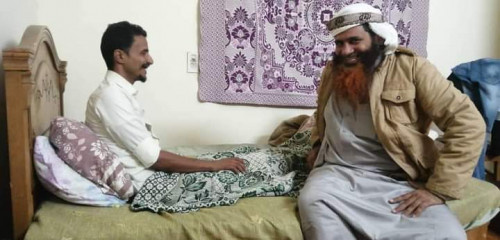قائد اللواء الثالث عمالقة يزور جرحى اللواء في مستشفيات مصر