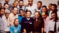 بكلمات مؤثرة وصورة قديمة.. عادل إمام ينعي الراحل وحيد حامد