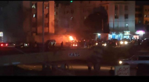 تفجير طقم أمنى بعبوة ناسفة في مديرية المنصورة