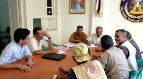 الحو يلتقي أعضاء الإدارة الإعلامية بتنفيذية انتقالي المنصورة