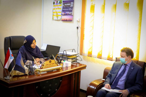 سوقي تناقش مع ممثل مكتب مفوضية حقوق الإنسان عدداً من الموضوعات المتعلقة بالانتهاكات في الجنوب