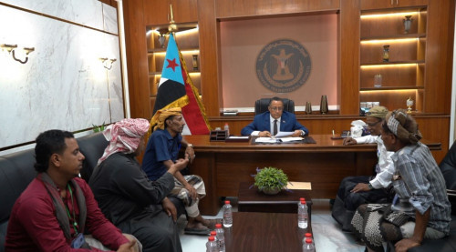 الخُبجي يستقبل عدداً من مقادمة ومناصب حضرموت