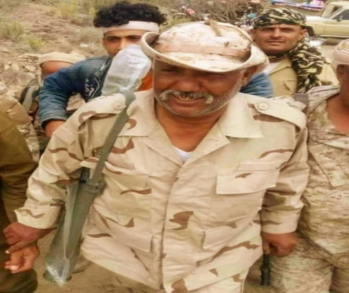 قيادة العمليات المشتركة وقيادة جبهات الضالع تنعي وفاة قائد اللواء 82 مشاة العميد علي حيمد