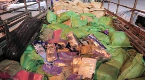 المهرة.. ضبط كمية كبيرة من الحشيش بساحل محيفيف