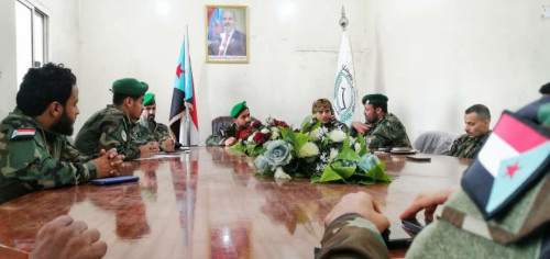 قوات حزام طوق عدن ترحب بعودة الرئيس الزبيدي