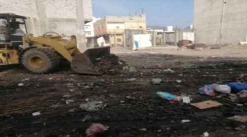 حملة نظافة في الحبيلين استعدادًا لعيد الفطر المبارك