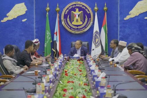 الخُبجي يلتقي بالهيئة التنفيذية المساعدة للمجلس الانتقالي لشؤون مديريات وادي وصحراء حضرموت