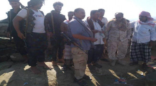 وفد من انتقالي المهرة يزور أبطال الجنوب في جبهات الضالع