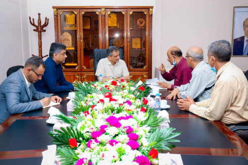 لملس يقف على الترتيبات الخاصة باستضافة العاصمة عدن لامتحانات البورد العربي&nbsp;