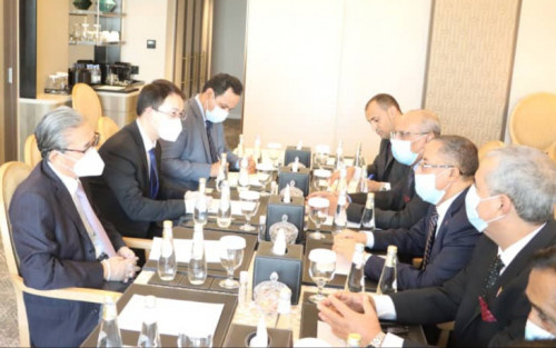 رئيس وفد الانتقالي الجنوبي في الرياض يستقبل سفير جمهورية الصين الشعبية