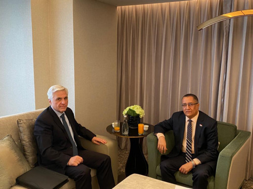 الخُبجي يبحث مع السفير الروسي آليات تنفيذ اتفاق الرياض والتهيئة للعملية السياسية الشاملة 