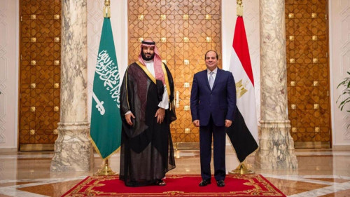 محمد بن سلمان يجري مباحثات مع السيسي في شرم الشيخ