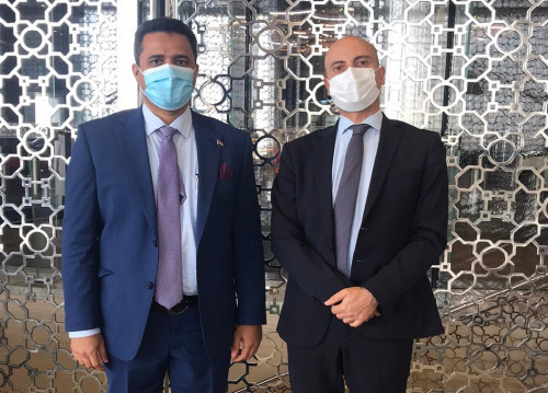 الحالمي يلتقي سفير جمهورية فرنسا