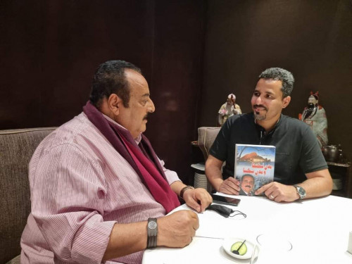 الحالمي يناقش مع السياسي الجنوبي البارز سالم صالح محمد مستجدات الأوضاع في الجنوب