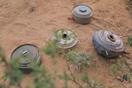 قتلى وجرحى لعناصر حوثية أثناء زراعتها لشبكة ألغام جنوبي الحديدة
