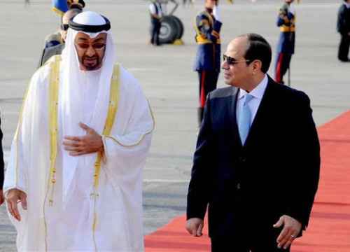السيسي من أبوظبي: ندعم تدابير الإمارات بوجه الحوثي