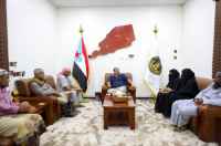 اللواء بن بريك يطلع على مستجدات الأوضاع في وادي حضرموت