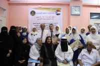 دائرة المرأة والطفل بالانتقالي تكرم عددا من الممرضات بمستشفى الجمهورية في العاصمة عدن