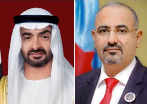 الرئيس الزُبيدي يؤكد على العلاقة المتميزة والشراكة الاستراتيجية مع دولة الإمارات حكومة وشعباً