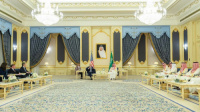 ولي العهد السعودي يجتمع مع الرئيس الأميركي في جدة