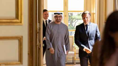 محمد بن زايد وماكرون يبحثان تعزيز تعاون الإمارات وفرنسا