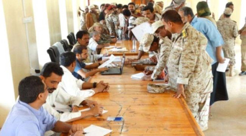 تدشين صرف رواتب الوحدات العسكرية لشهر يوليو