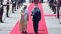 الرئيس الإماراتي يصل العلمين ويجري مباحثات مع السيسي