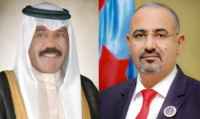 الرئيس الزُبيدي يهنئ أمير الكويت بذكرى توليه الحكم