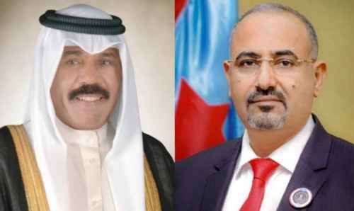 الرئيس الزُبيدي يهنئ أمير الكويت بذكرى توليه الحكم