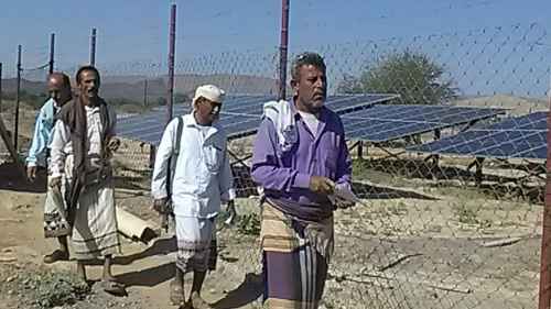 قيادة انتقالي الوضيع تتفقد مشروع مياه السواد الممول من المجلس الانتقالي