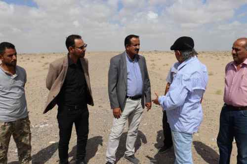 الوكيل النوبة يطلع على المساحة المخصصة لأراضي أسر الشهداء بالعاصمة عدن