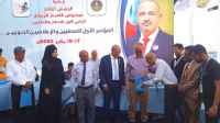 الجعدي والكثيري يشهدان استقبال مندوبي المؤتمر الأول للصحفيين والإعلاميين الجنوبيين