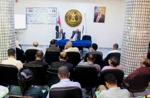 انعقاد اللقاء السنوي لدوائر الأمانة العامة بالانتقالي والقيادات المحلية ومنسقيات الجامعات للمجلس بالمحافظات